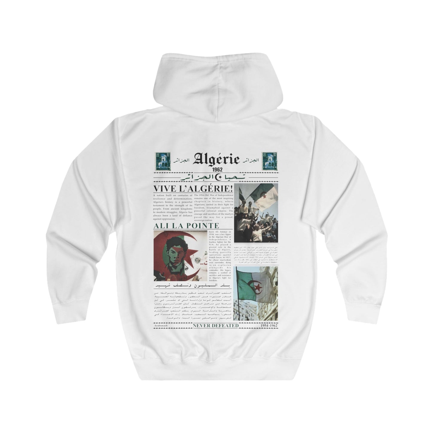 Ali la Pointe Unisex Full Zip Hoodie