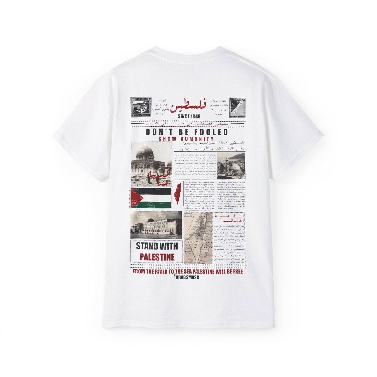 History of Palestine T-shirt 🇵🇸 تاريخ فلسطين