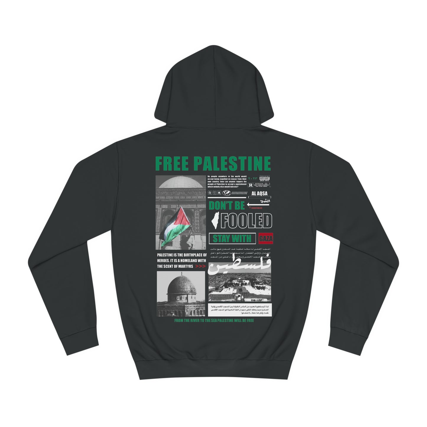 Sweat à capuche Palestine gratuit فلسطين حرة . 