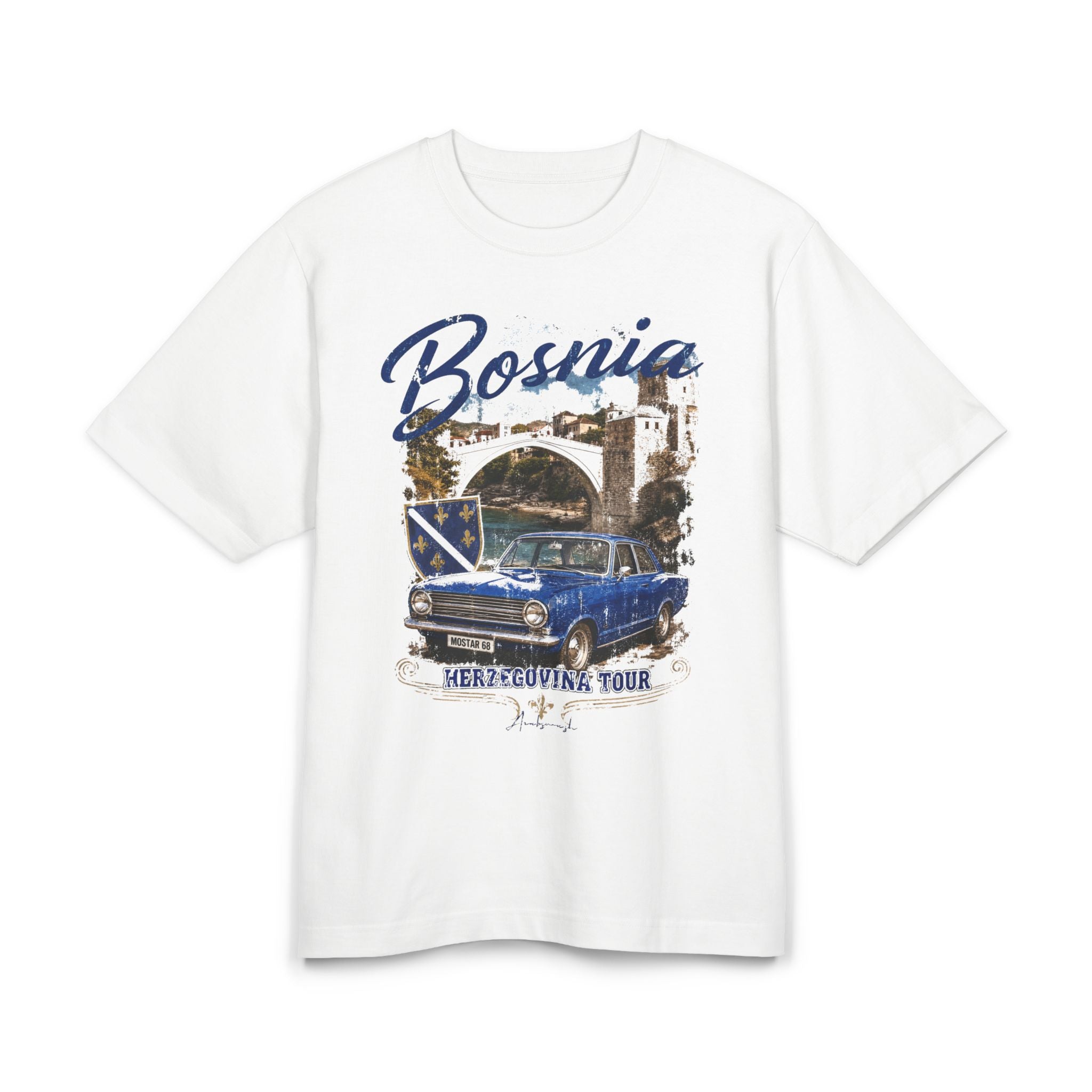 HERZEGOVINA TOUR Bosnia oversized Tee 🇧🇦