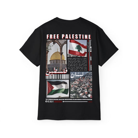 Palestine & Lebanon T-shirt  فلسطين ، لبنان  🇱🇧 🇵🇸