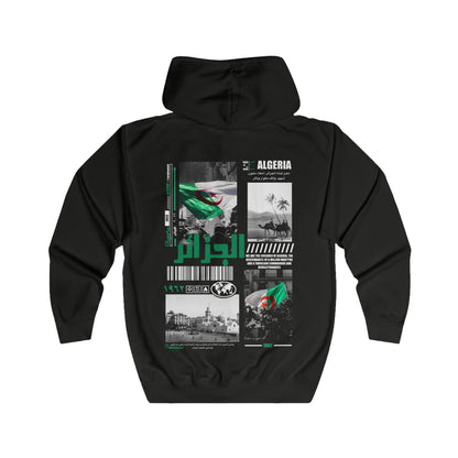 Algeria Zip Hoodie. الجزائر .