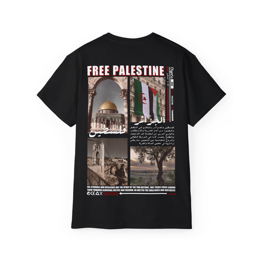 Palestine & Algeria T-shirt  فلسطين  الجزائر 🇩🇿 🇵🇸