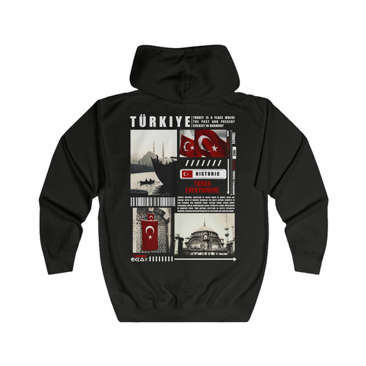 Türkiye Zip Hoodie. تركيا .