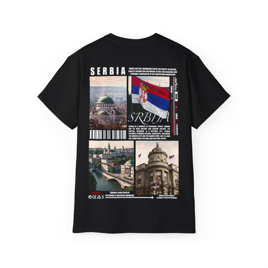 Serbia Cotton T-shirt 🇷🇸