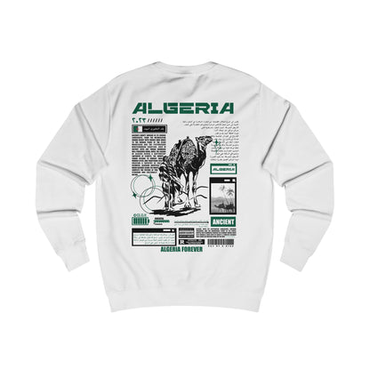 Algeria black/white Sweatshirt. الجزائر