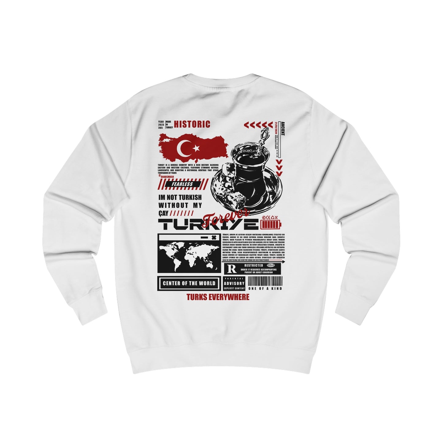 Türkiye Sweatshirt. تركيا 2 .