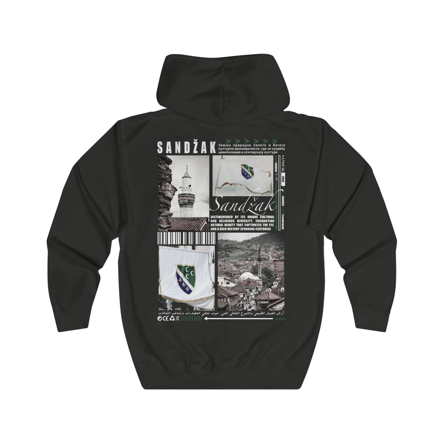 Sandzak Zip Hoodie Sandžak ⚜️