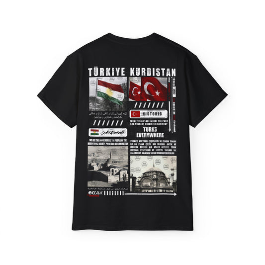 Türkiye & Kurdistan T-shirt كردستان ، تركيا