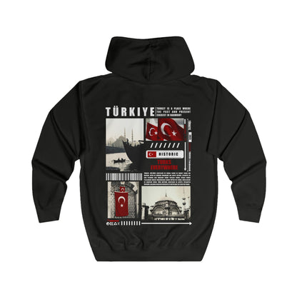 Türkiye Zip Hoodie. تركيا .