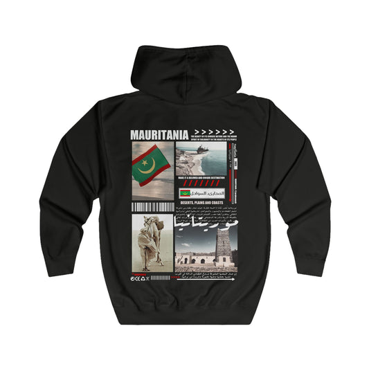 Mauritania Zip Hoodie. موريتانيا .