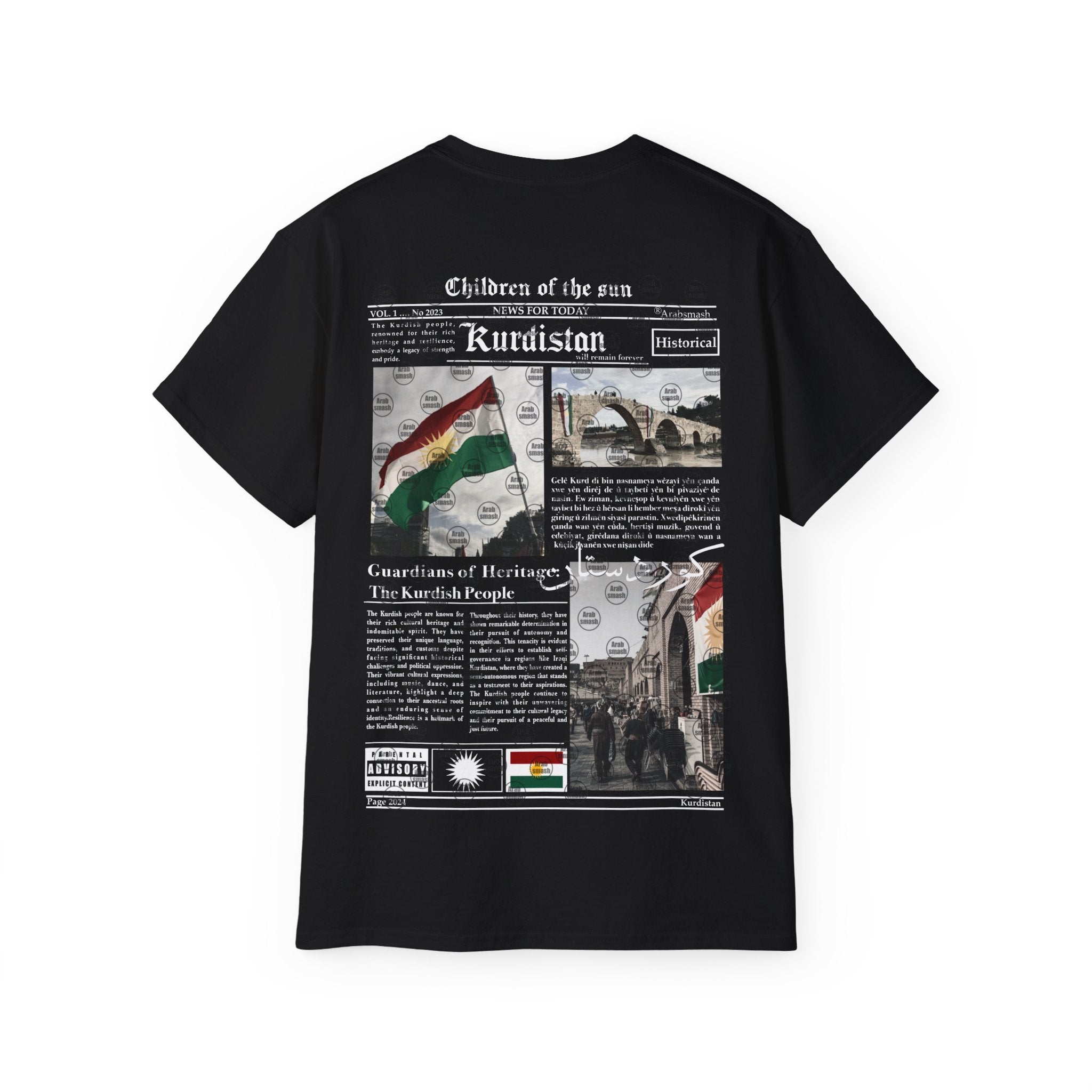News of Kurdistan T-shirt  كردستان  ☀️