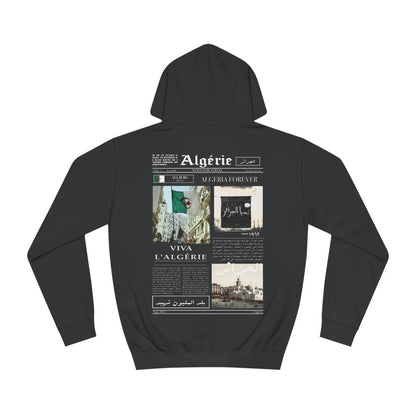 Algeria news black & white Hoodie الجزائر 🇩🇿