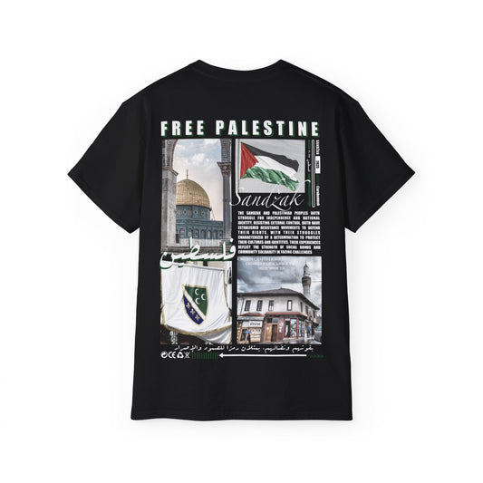 Palestine & Sandzak Tee فلسطين  🇵🇸 ⚜️