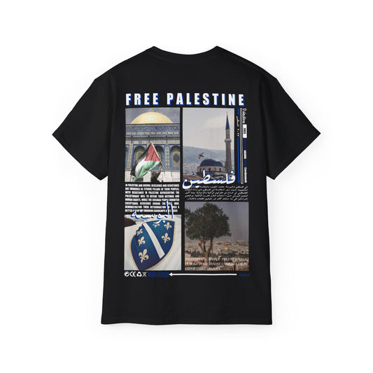 Palestine & Bosnia Tee فلسطين ، البوسنه 🇵🇸 🇧🇦