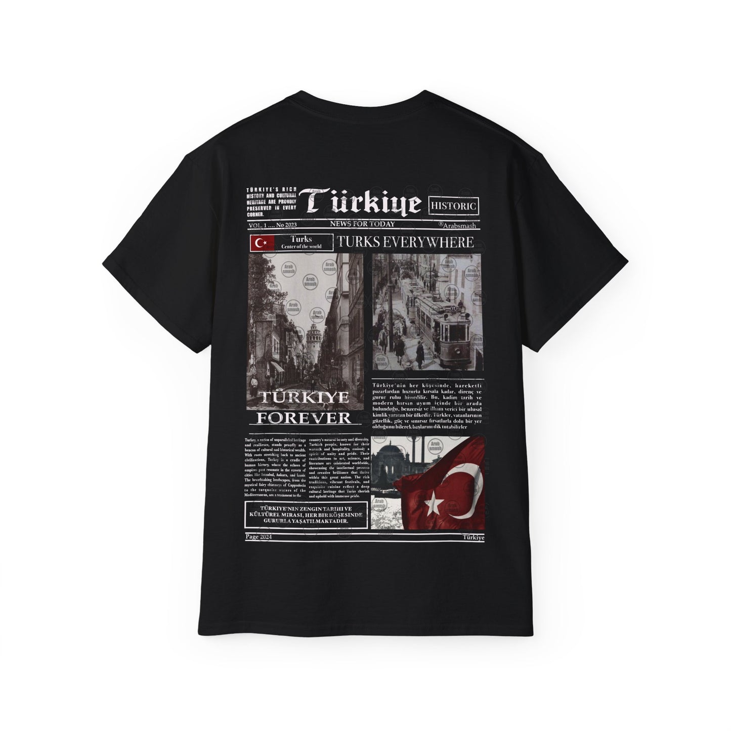 News of Türkiye T-shirt 🇹🇷 تركيا