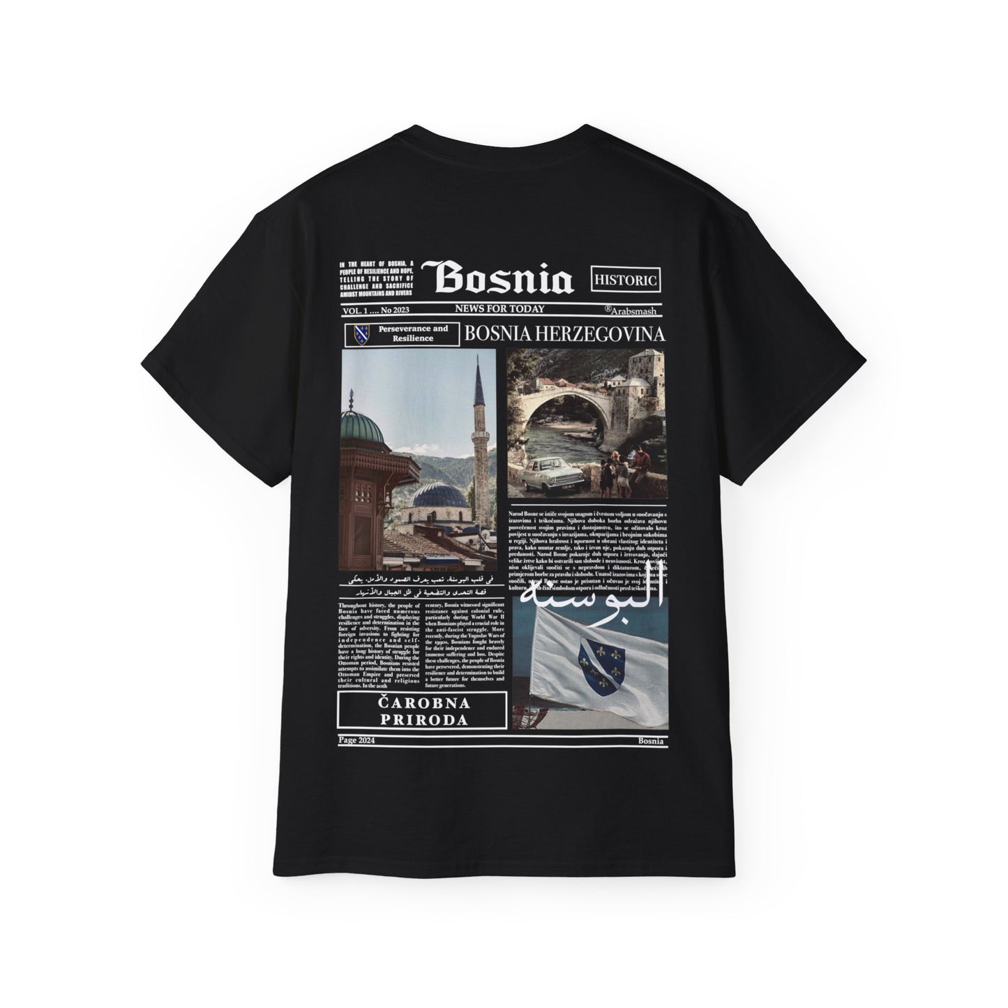 News of Bosnia Tee البوسنه