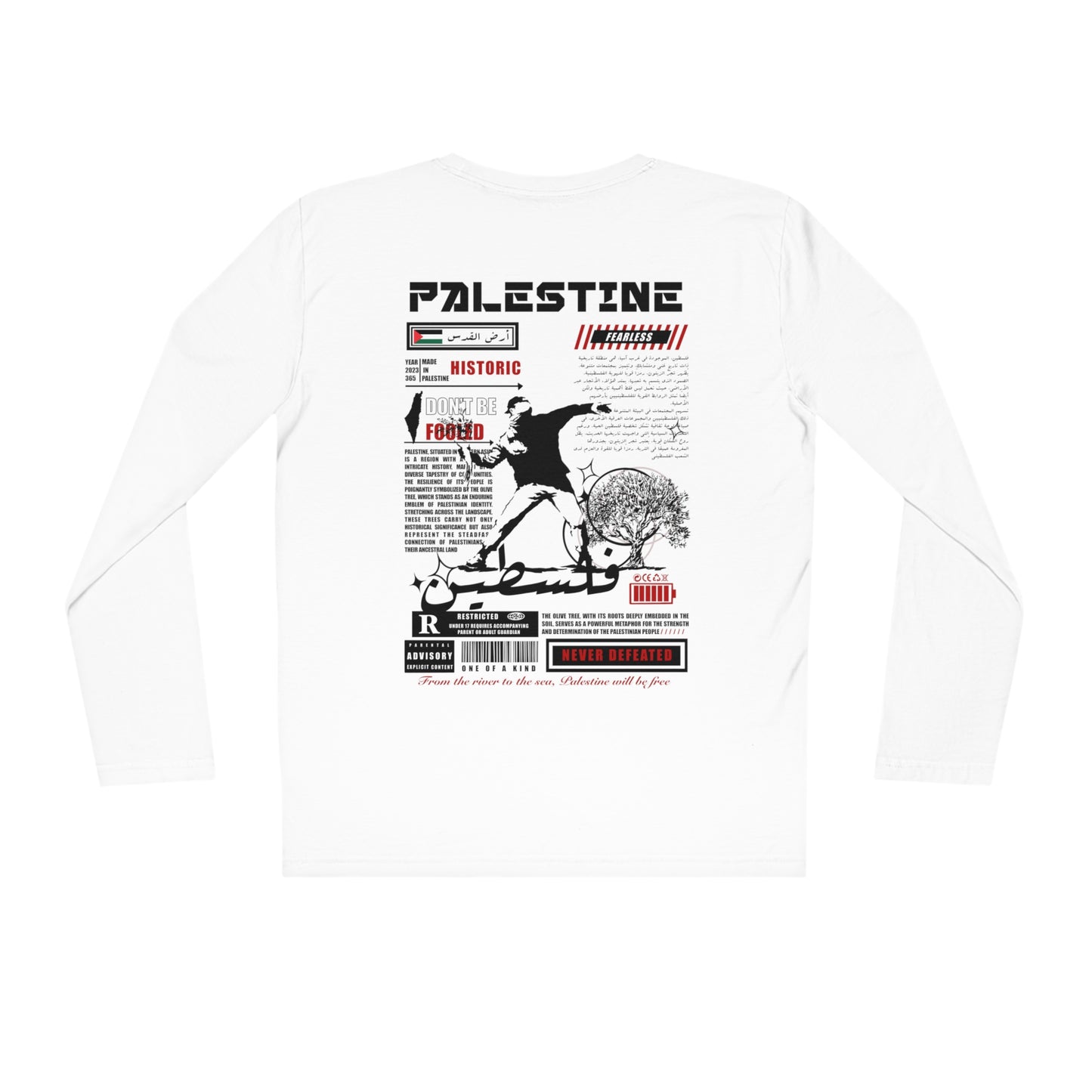 Palestine Long Sleeve Shirt  2 فلسطين 🇵🇸