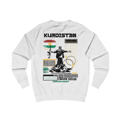 kurdistan black/white Sweatshirt. كردستان .