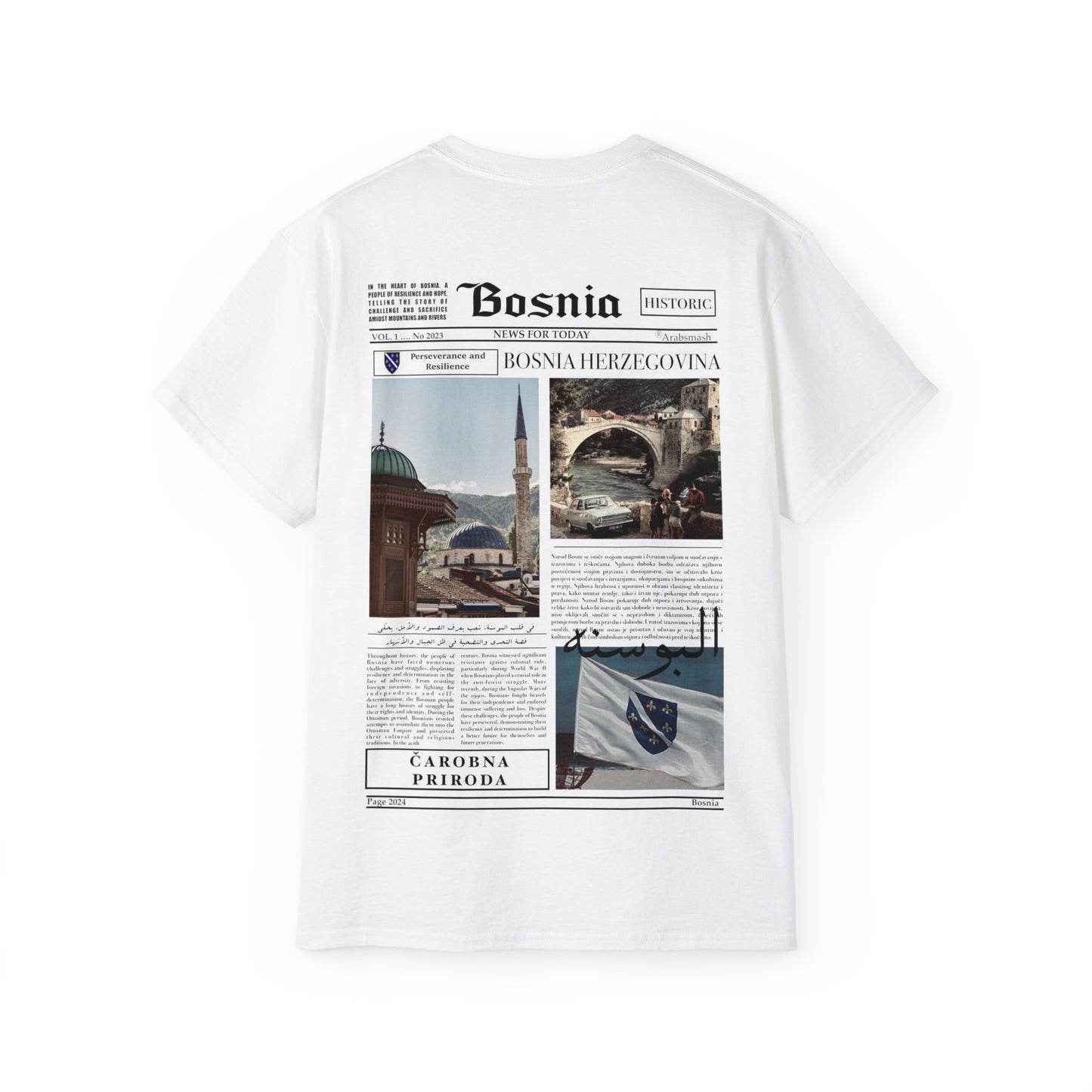 News of Bosnia Tee البوسنه