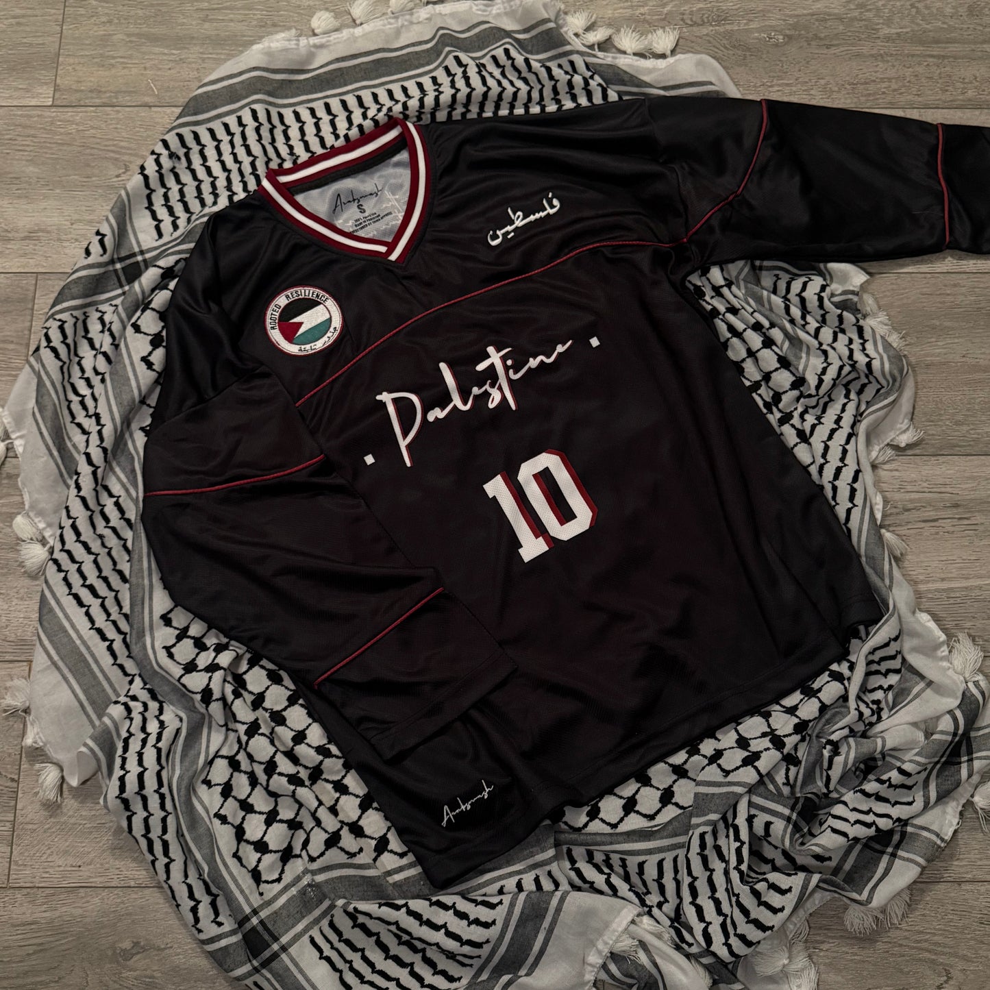 PALESTINE (BLACK) Long sleeve jersey