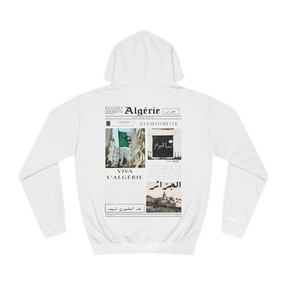 Algeria news black & white Hoodie الجزائر 🇩🇿