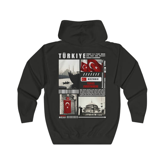 Türkiye Zip Hoodie. تركيا .