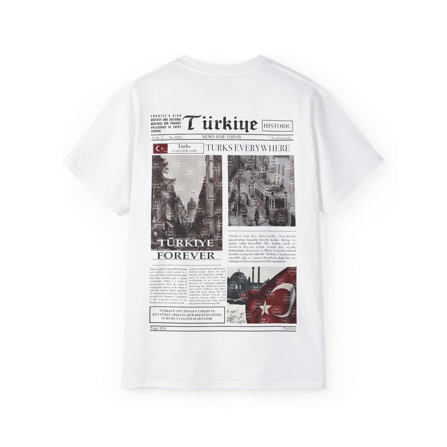 News of Türkiye T-shirt 🇹🇷 تركيا