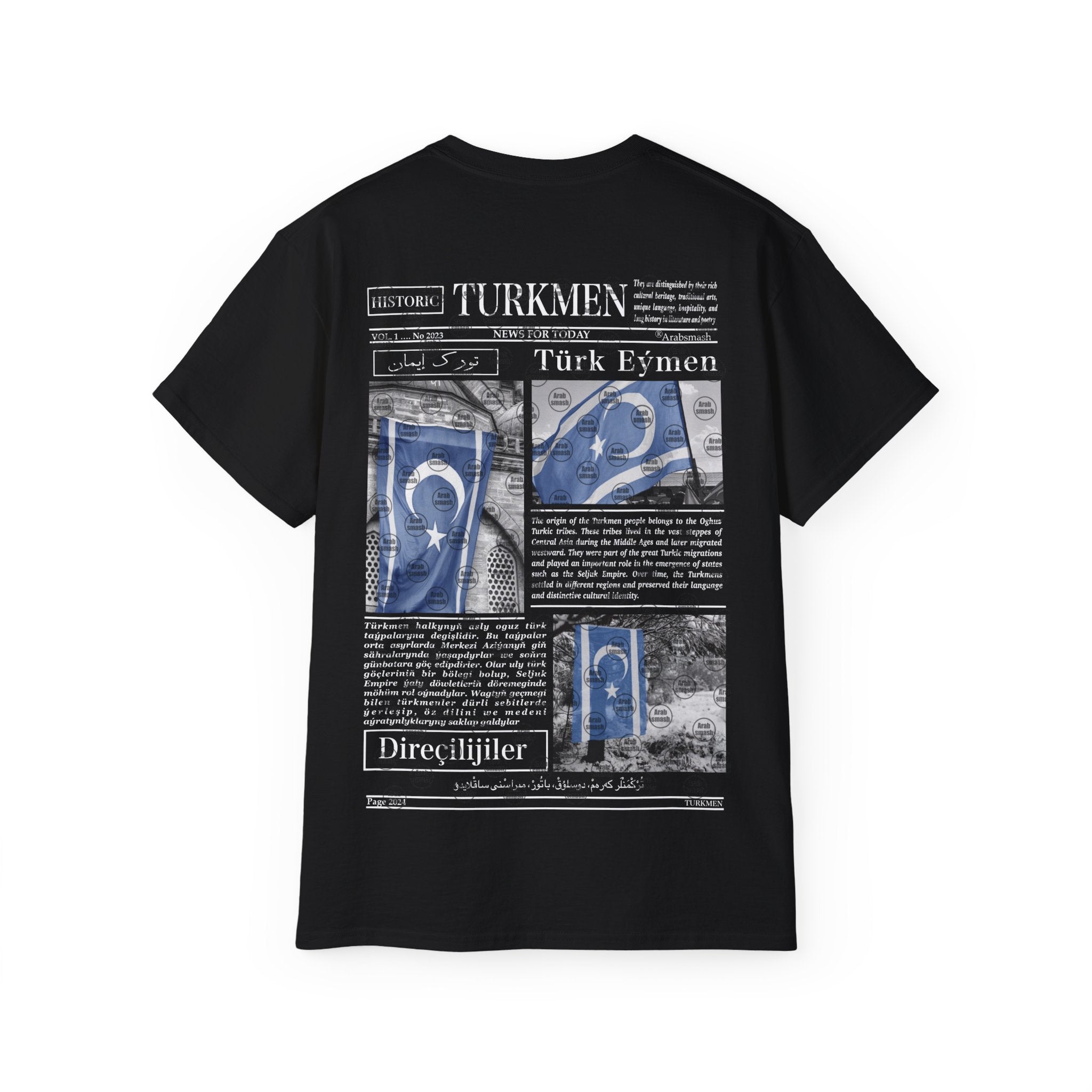 Turkmen T-shirt 🌙 تركمان