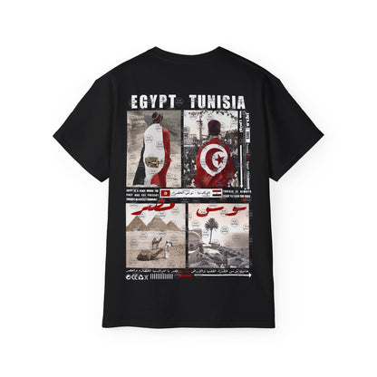 Tunisia , Egypt T-shirt  تونس ، مصر 🇹🇳 🇪🇬