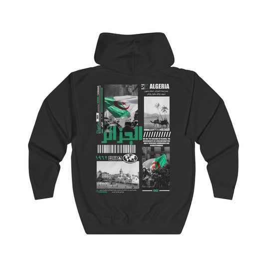 Algeria Zip Hoodie. الجزائر .