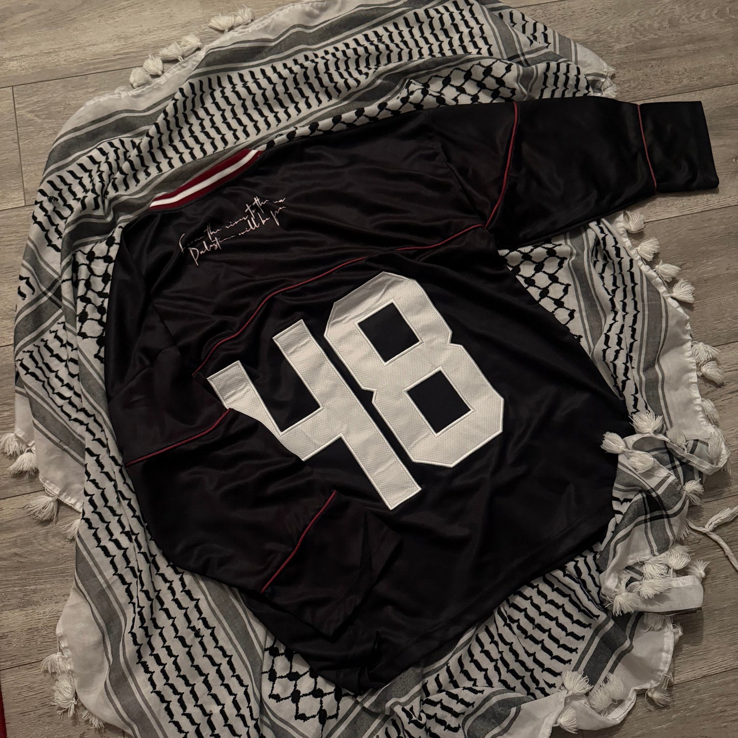 PALESTINE (BLACK) Long sleeve jersey