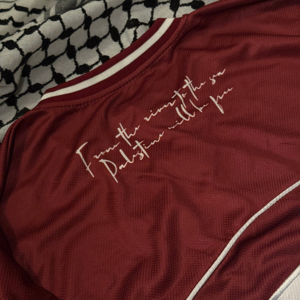 PALESTINE (burgundy red) Long sleeve jersey