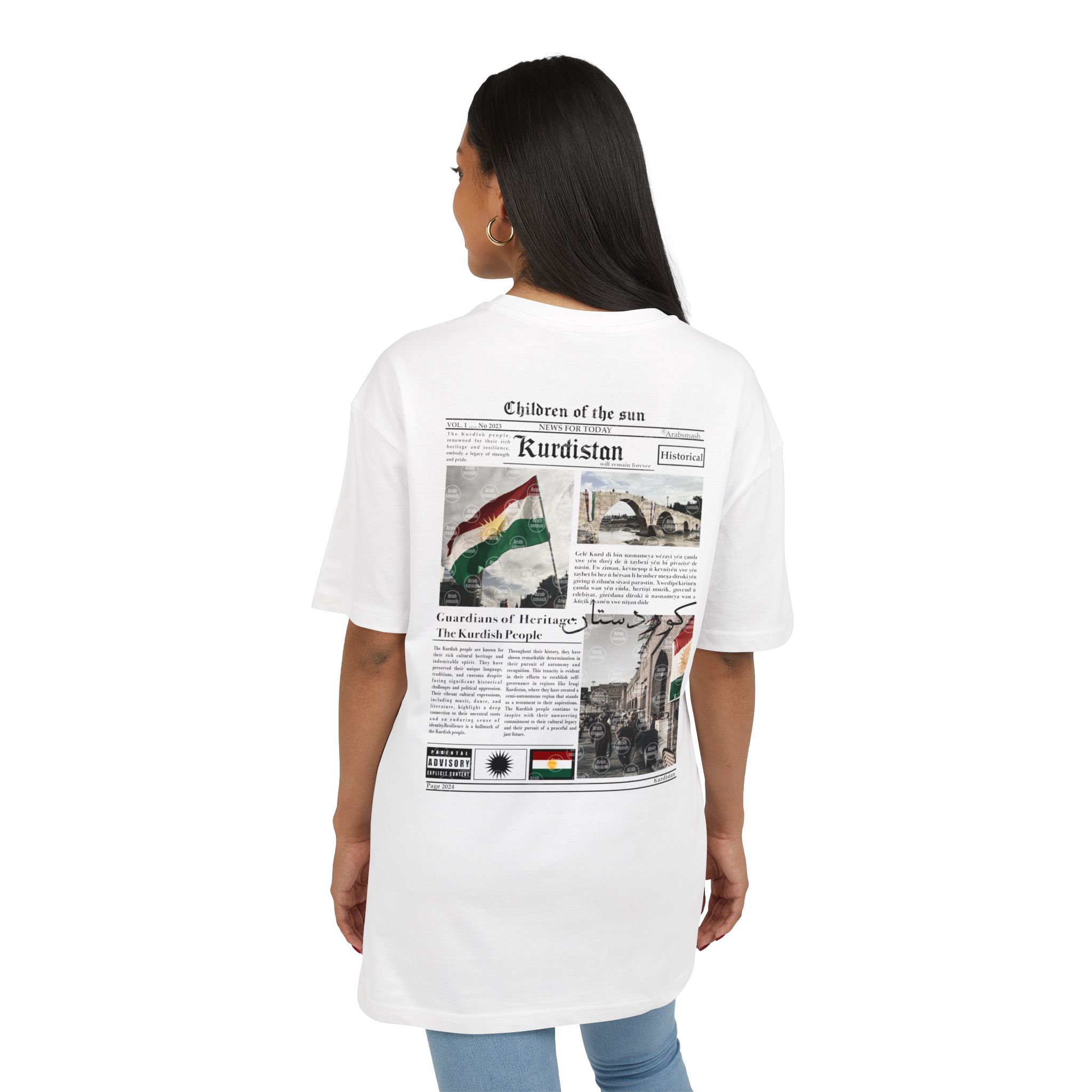News of Kurdistan T-shirt  كردستان  ☀️