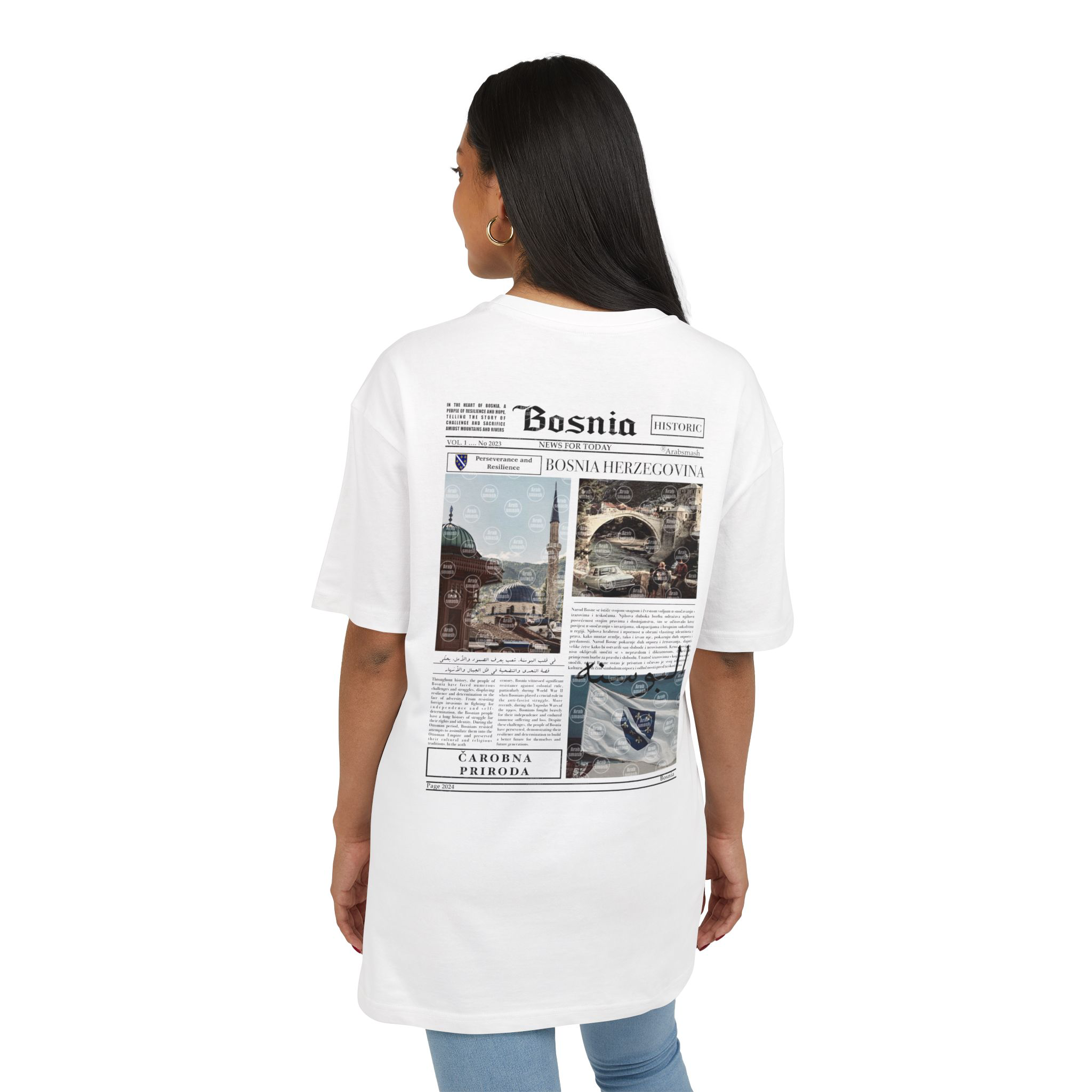 News of Bosnia T-shirt  البوسنه