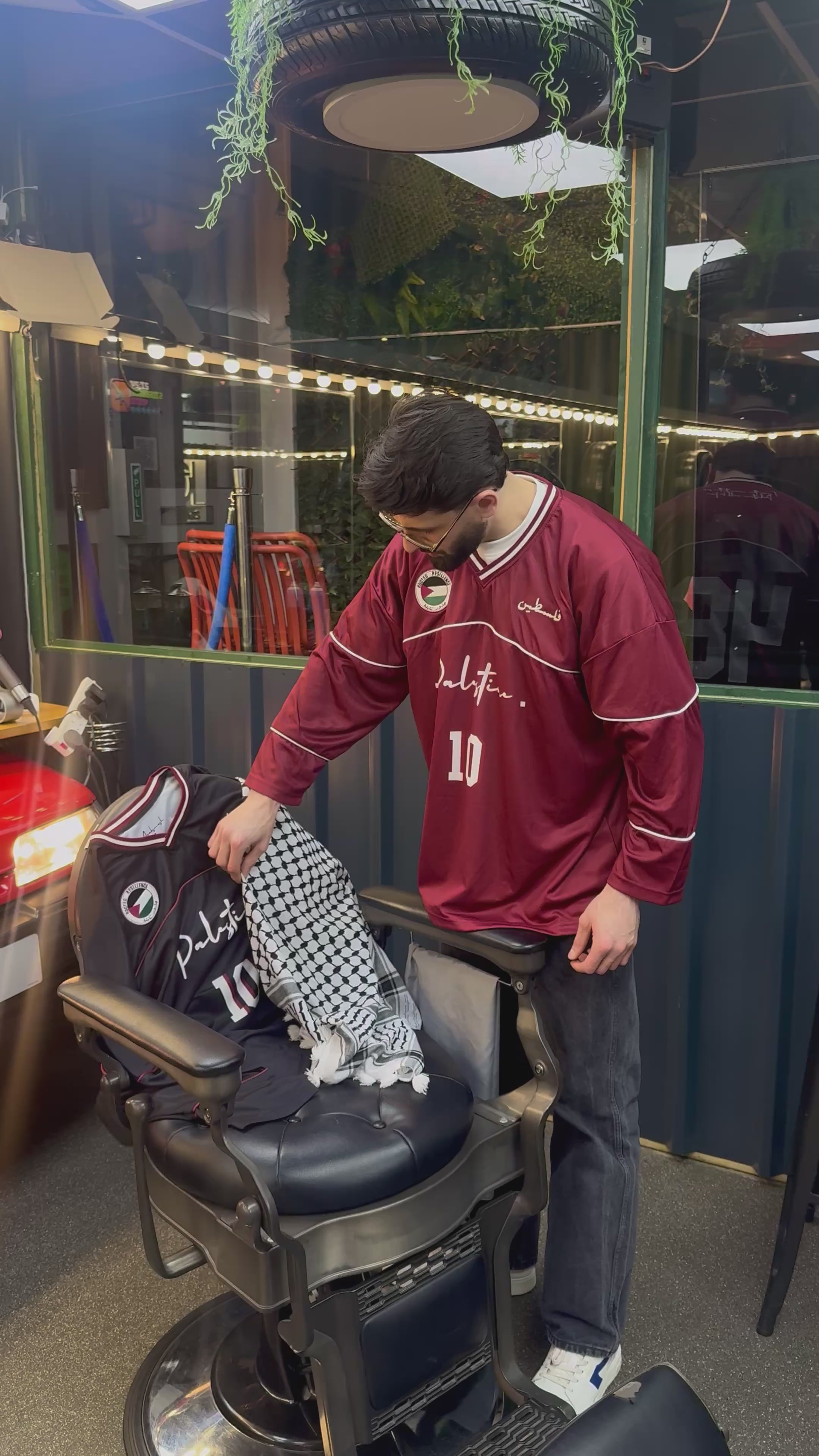 PALESTINE (BLACK) Long sleeve jersey